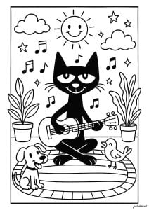 The musical cat