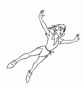 coloring-page-peter-pan-to-print-for-free