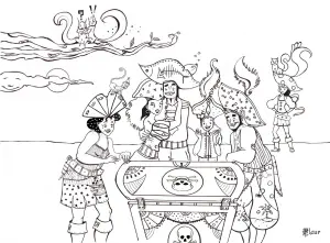 Free Pirate Drawing To Print And Color