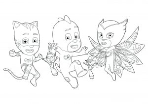 Pj Masks To Print For Free Pj Masks Kids Coloring Pages