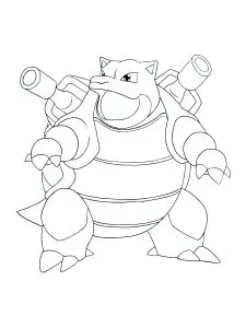 Blastoise : Coloring Page To Print And Color