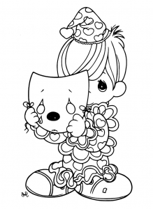 Precious Moments coloring pages for kids