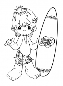 Precious Moments Coloring For Kids