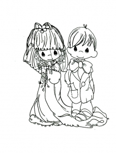 Precious Moments Image To Download And Color