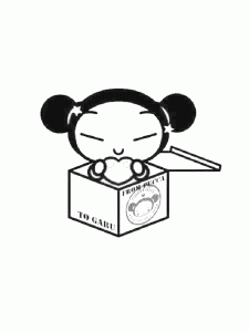 Pucca picture to print and color