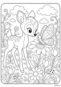 Enchanted encounter in the meadow