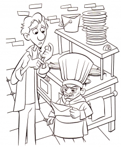 Ratatouille coloring pages for kids