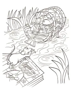Printable Ratatouille Coloring Page