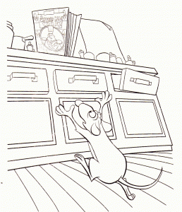 Free printable coloring pages of Ratatouille
