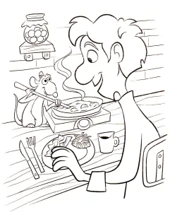 Printable Ratatouille Coloring Page For Kids