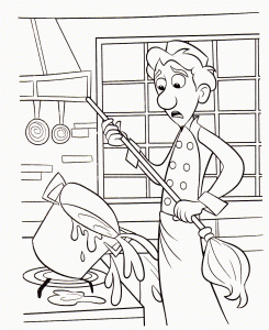 Ratatouille coloring pages for kids