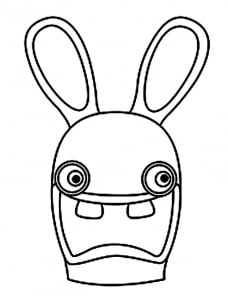 Rabbids coloring pages to download