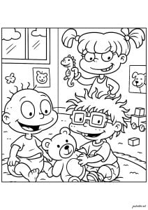 Three children