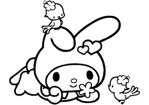 My melody and little birds
