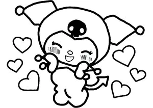 Kuromi is happy