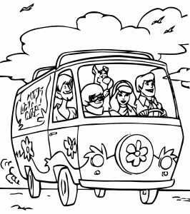 Scooby doo coloring pages to download for free