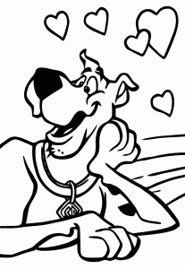 Scooby Doo Coloring Page For Kids