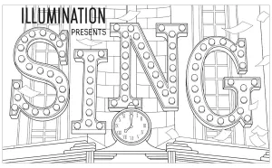 Printable coloring page from tous en scène