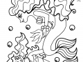 Mermaids coloring pages to download for free