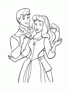 Sleeping Beauty coloring pages to download