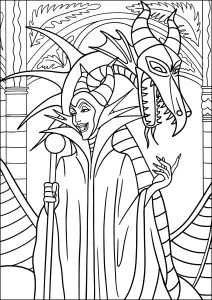 Maleficent And The Dragon