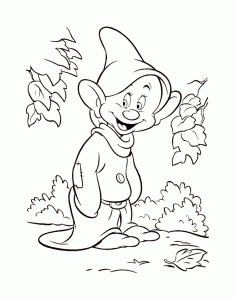 coloring-page-snow-white-to-print-for-free