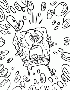 SpongeBob coloring pages to print