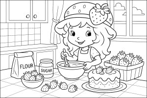Little Pastry Chef In The Kitchen