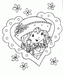 Strawberry Shortcake coloring pages to print