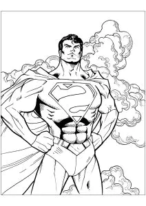 Superman And Clouds