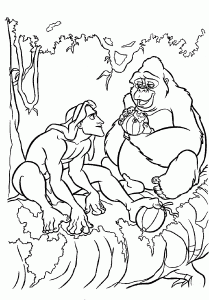 kerchak tarzan drawing