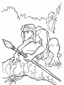 kerchak tarzan drawing