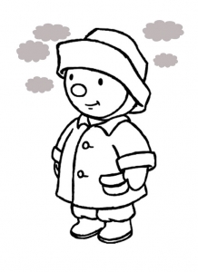 Free Coloring Page Of T'choupi To Color