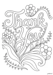 A message of gratitude and simple flowers