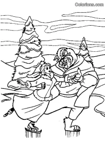 Beauty And The Beast Image To Download And Color