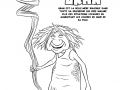Free drawing of The Croods to download and color