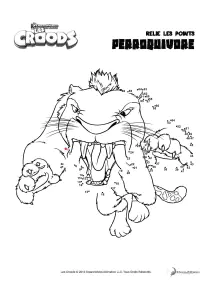 The croods coloring page for kids