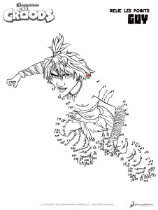 The croods coloring page to download for free