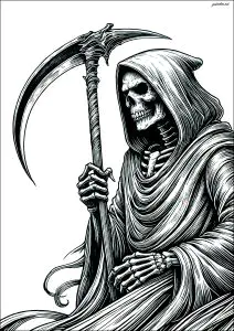 The Grim Reaper To Print For Free