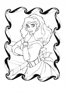 Hunchback of Notre Dame coloring pages for kids