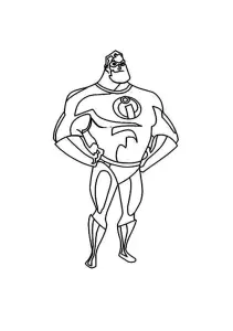 The Incredibles Coloring Page To Download For Free