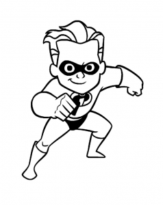 The Incredibles coloring pages for kids