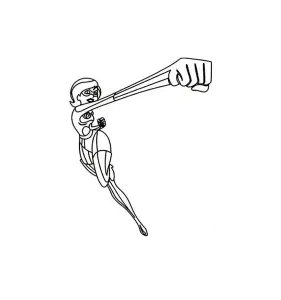 Drawing Of The Incredibles  Disney / Pixar  Free To Print And Color