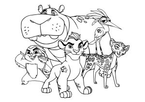 Characters From The Lion Guard