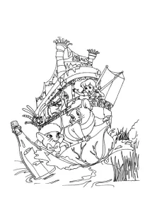 Bernard and bianca coloring page for children