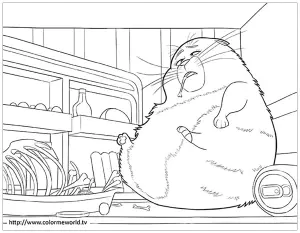 Comme Des Bêtes Coloring Page To Print