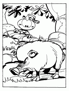Free Snorkies coloring pages