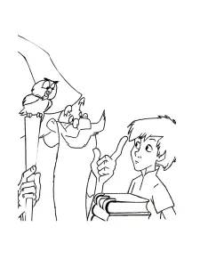 Image Of Merlin The Magician To Download And Color