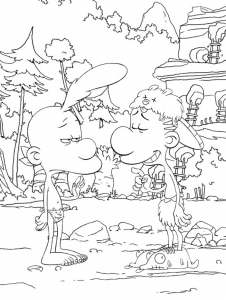 Free coloring pages of Titeuf