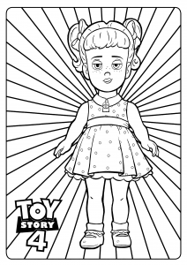 Gabby Gabby : Incredible Toy Story 4 coloring pages